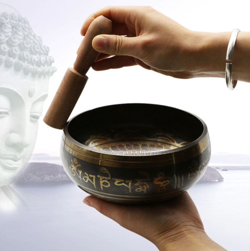 Free 7 Blessings Tibetan Singing Bowl